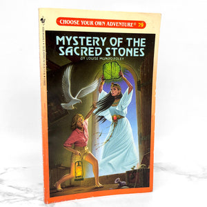 Mystery of the Sacred Stones [Choose Your Own Adventure #79] by Louise Munro Foley [FIRST EDITION] 1988