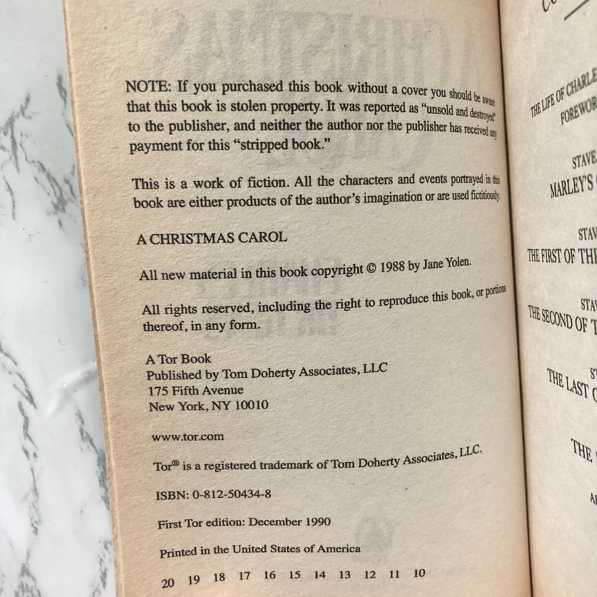 A Christmas Carol by Charles Dickens [1990 PAPERBACK] - Bookshop Apocalypse