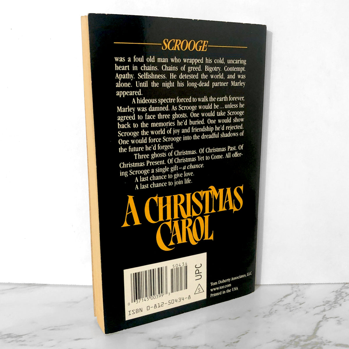 A Christmas Carol by Charles Dickens [1990 TOR PAPERBACK]