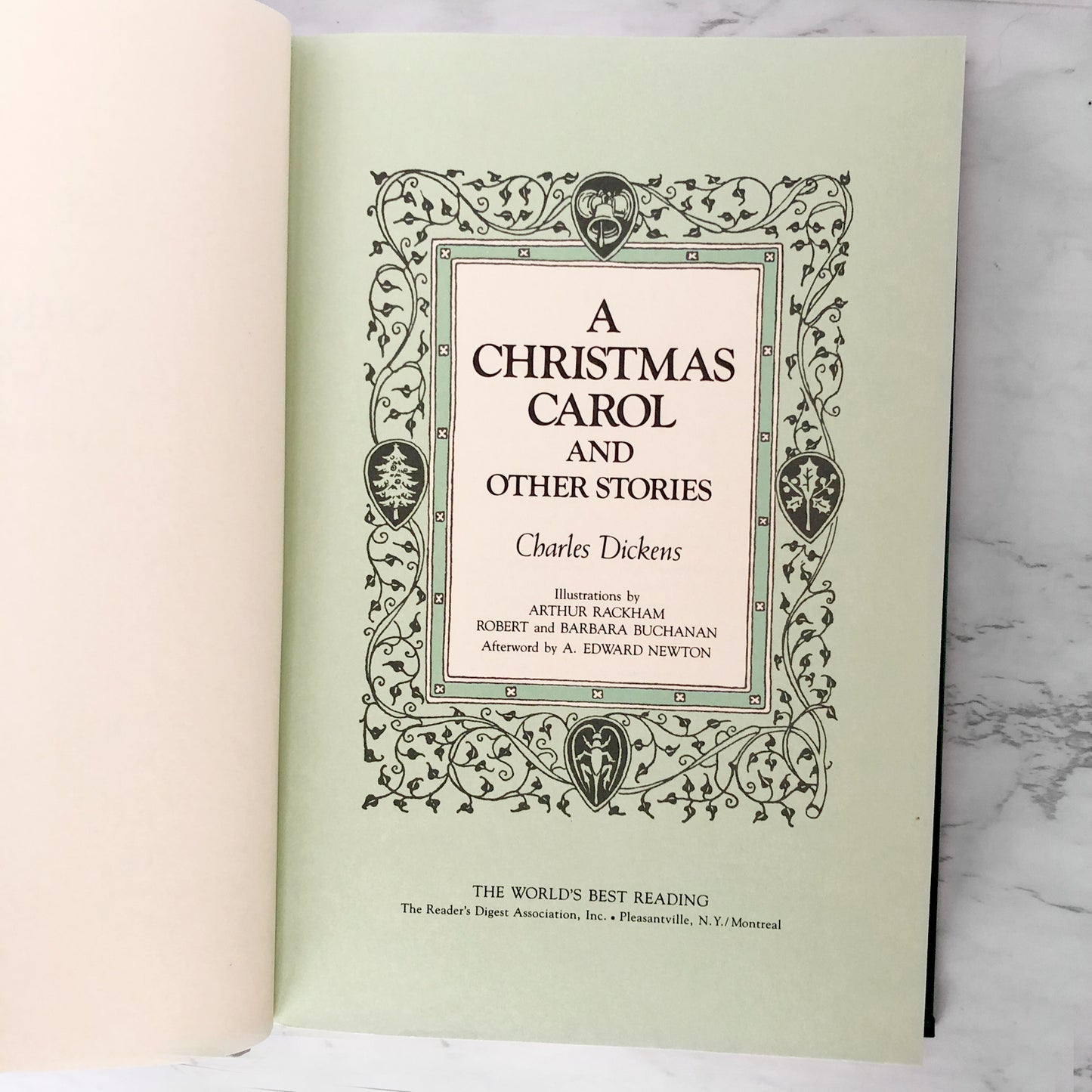 A Christmas Carol and Other Stories by Charles Dickens [ILLUSTRATED HARDCOVER] 1988