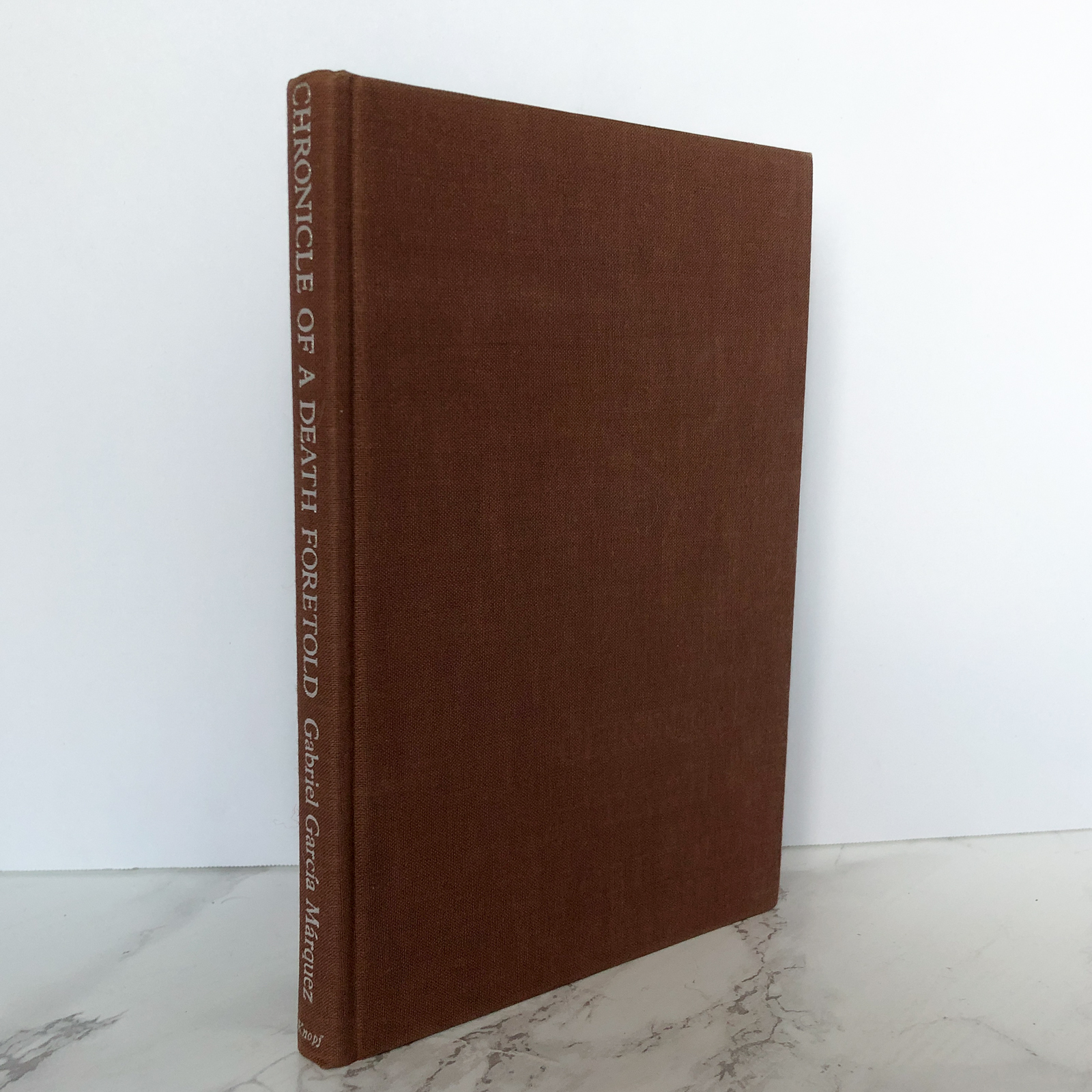 Chronicle of a Death Foretold by Gabriel Garcia Marquez [FIRST EDITION] - Bookshop Apocalypse