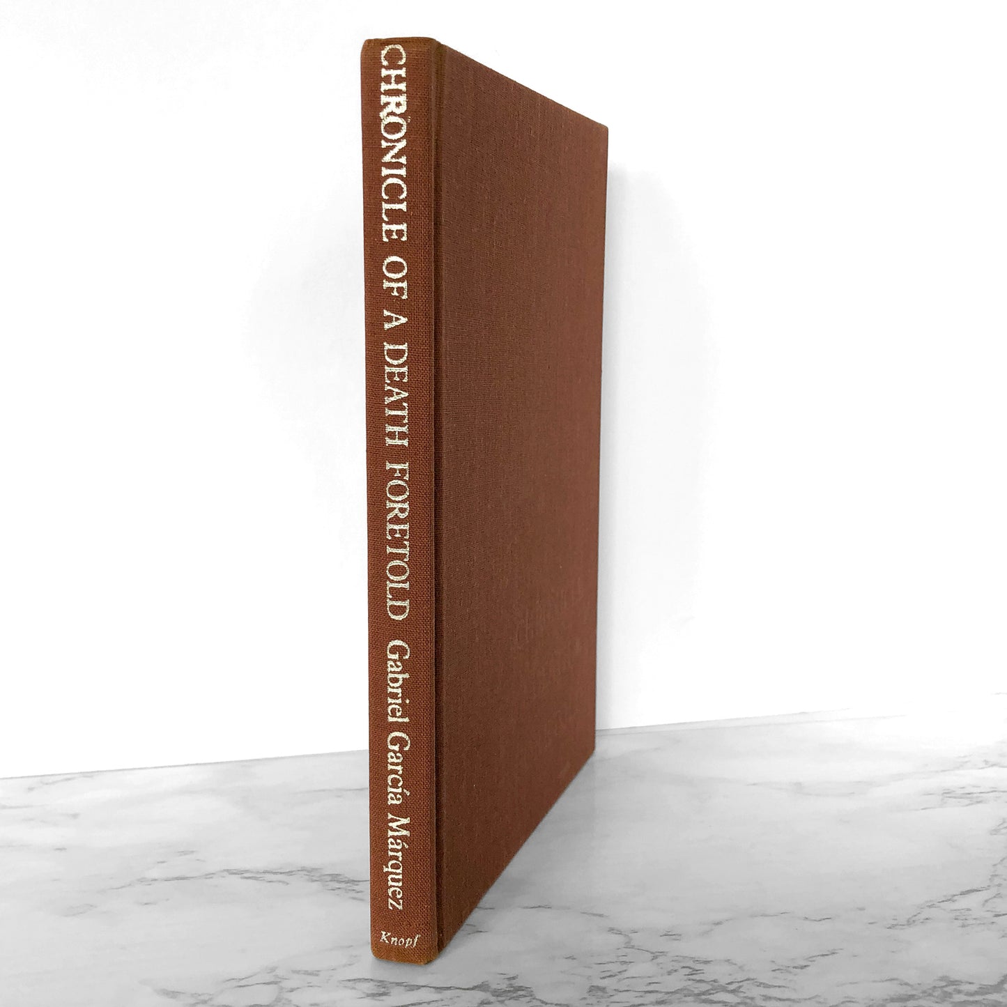 Chronicle of a Death Foretold by Gabriel García Márquez [U.S. FIRST EDITION • FIRST PRINTING] 1983