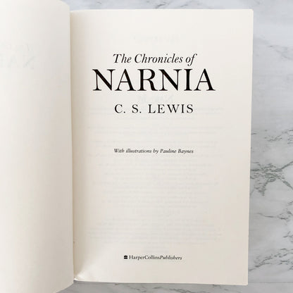 The Complete Chronicles of Narnia by C.S. Lewis [DELUXE PAPERBACK / 2001]