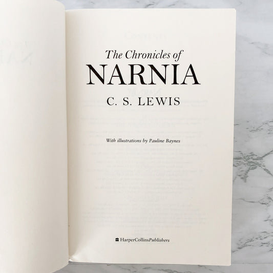 The Complete Chronicles of Narnia by C.S. Lewis [DELUXE PAPERBACK / 2001]