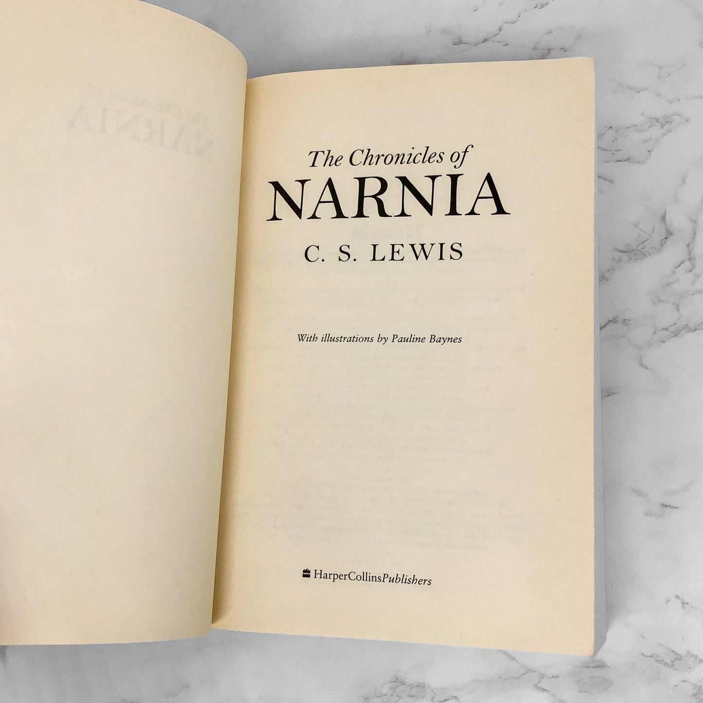 The Complete Chronicles of Narnia by C.S. Lewis [U.S. FIRST EDITION PAPERBACK] 2001