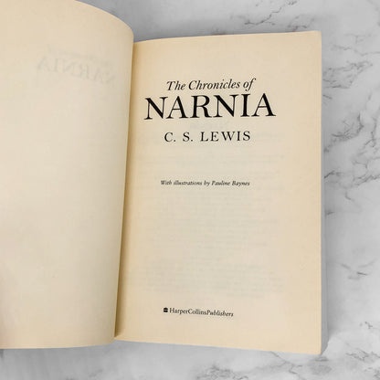 The Complete Chronicles of Narnia by C.S. Lewis [U.S. FIRST EDITION PAPERBACK] 2001