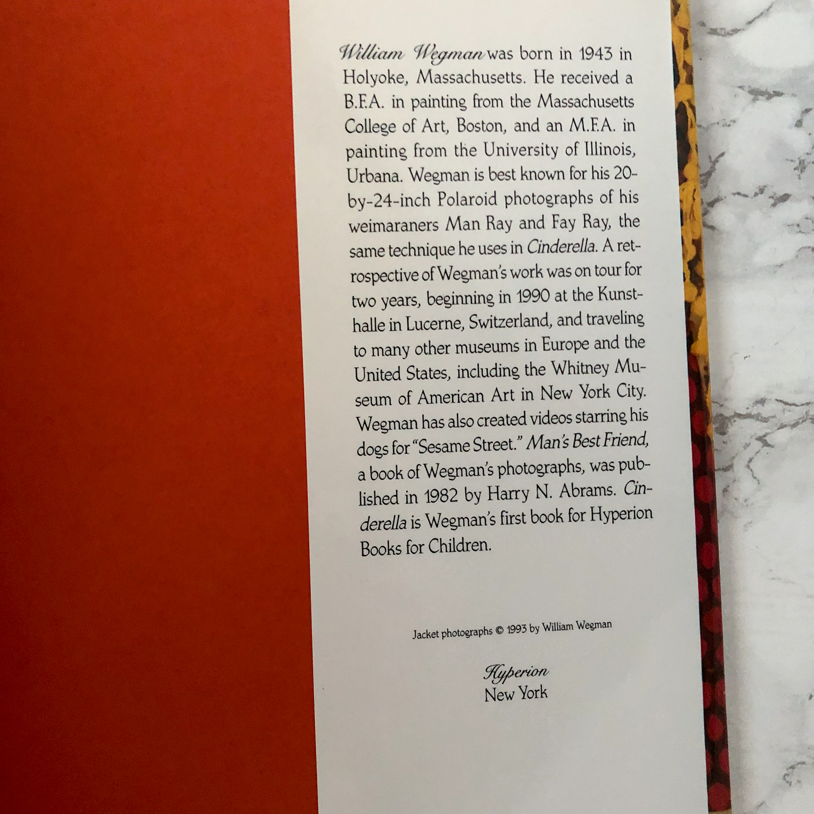 Cinderella by William Wegman [FAY'S FAIRY TALES] - Bookshop Apocalypse