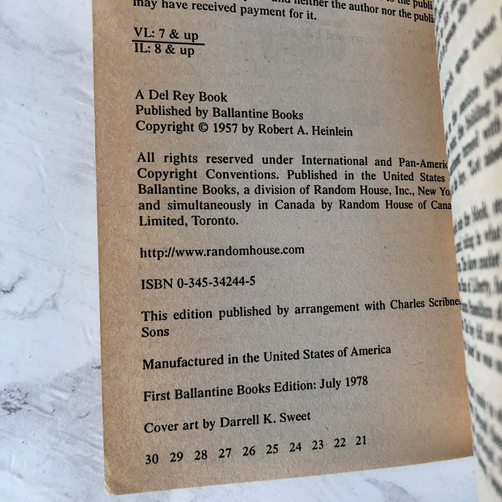 Citizen of the Galaxy by Robert A. Heinlein [1978 PAPERBACK] - Bookshop Apocalypse