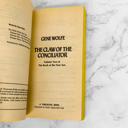 The Claw of the Conciliator by Gene Wolfe [FIRST PAPERBACK EDITION] 1982