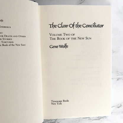 The Claw of the Conciliator by Gene Wolfe [FIRST EDITION • FIRST PRINTING] 1981
