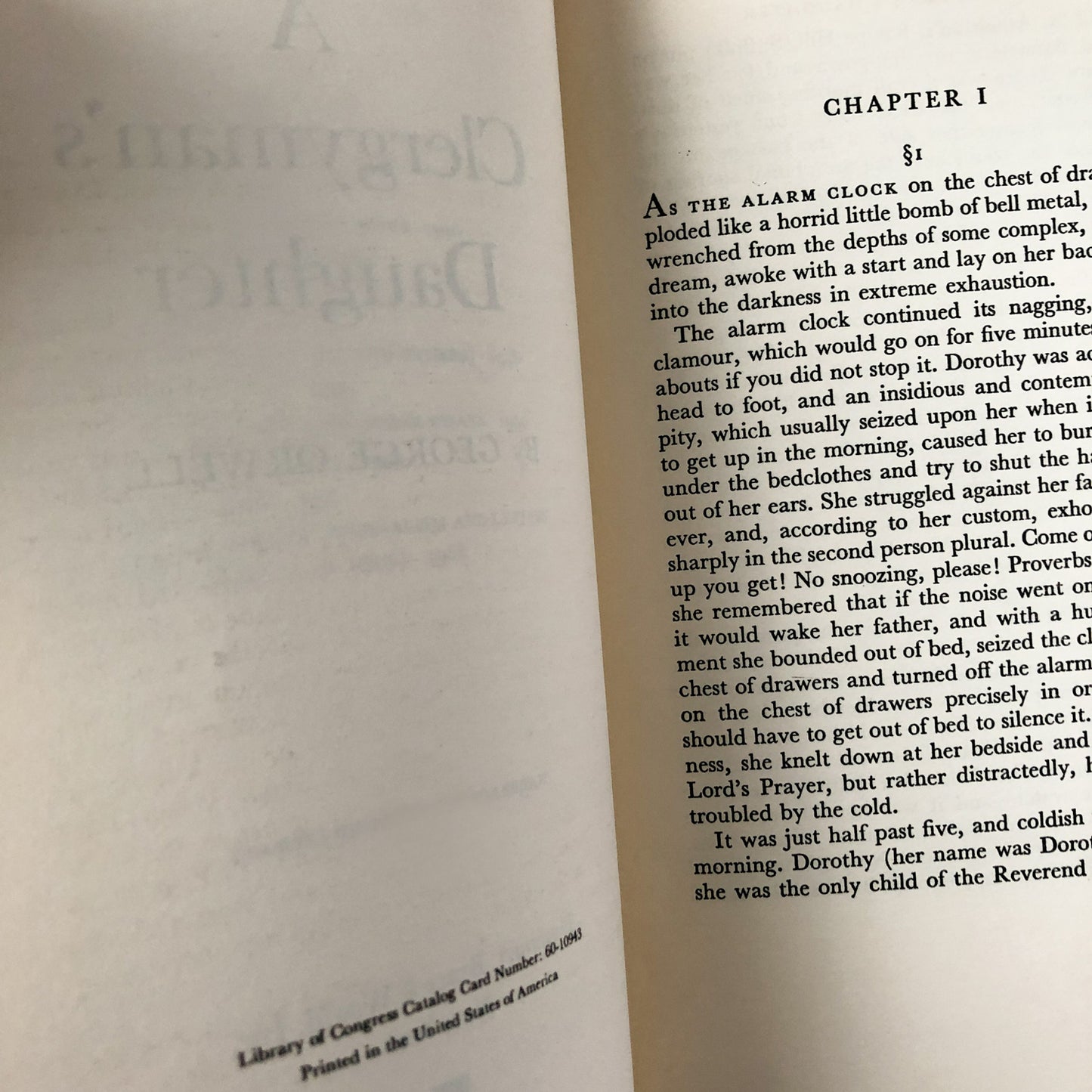 The Clergyman's Daughter by George Orwell [1968 PAPERBACK] - Bookshop Apocalypse