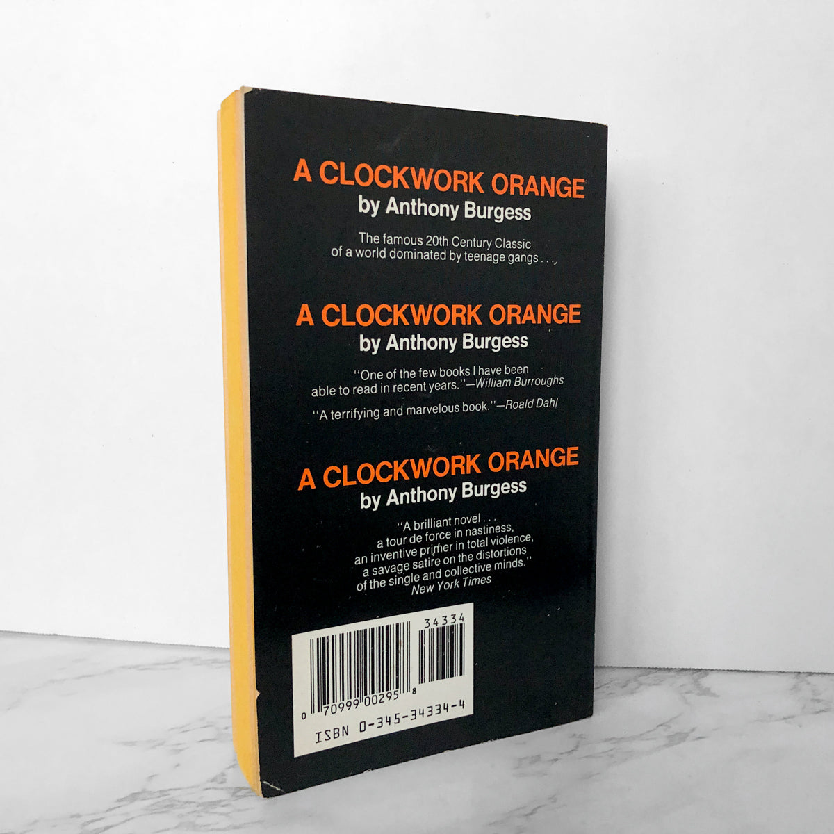 A Clockwork Orange by Anthony Burgess [1987 PAPERBACK] - Bookshop Apocalypse