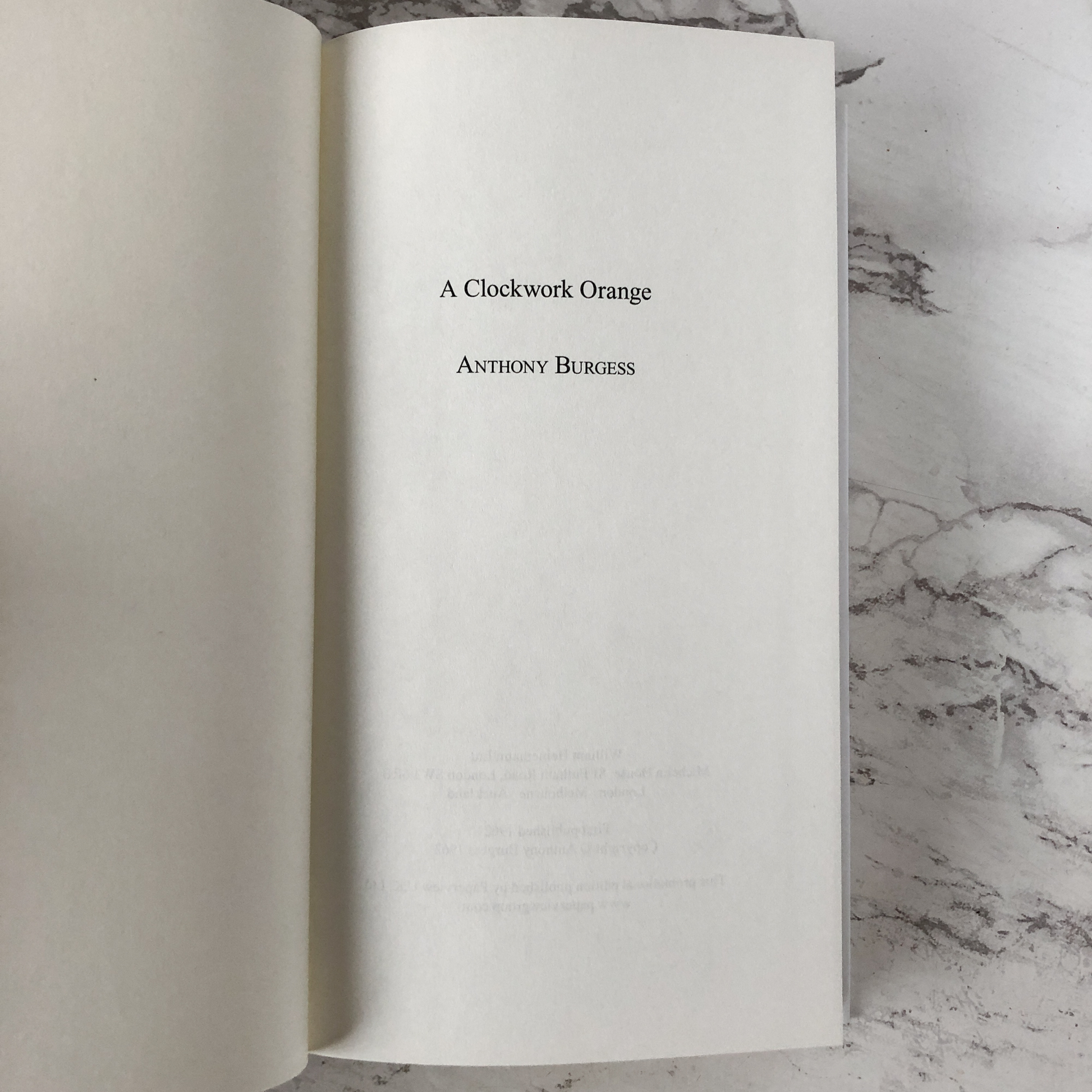 A Clockwork Orange by Anthony Burgess [U.K. BANNED BOOKS EDITION] - Bookshop Apocalypse