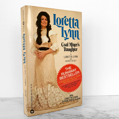Coal Miner's Daughter by Loretta Lynn [FIRST PAPERBACK PRINTING] 1976 • Warner