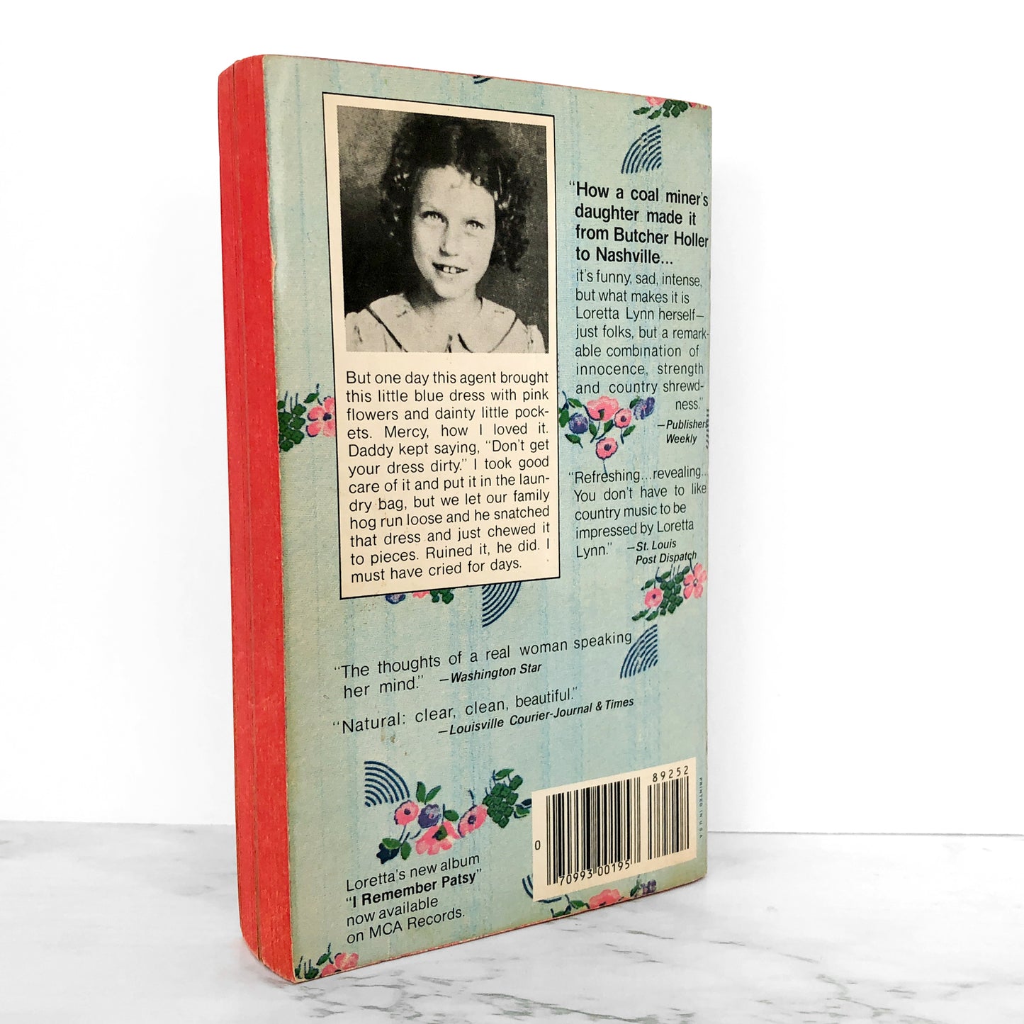 Coal Miner's Daughter by Loretta Lynn [FIRST PAPERBACK PRINTING] 1976 • Warner