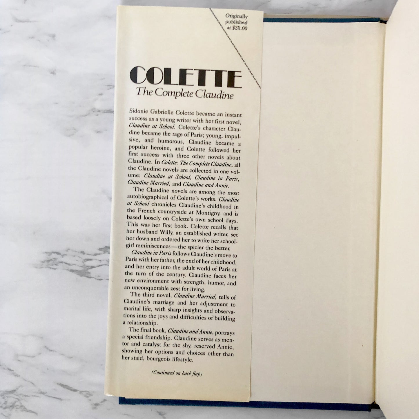 The Complete Claudine by Colette [FIRST EDITION OMNIBUS / 1984]