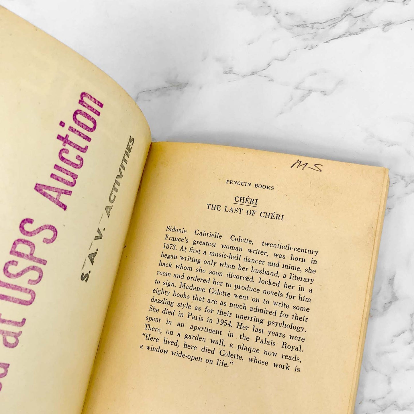 Chéri and the Last of Chéri by Colette [1974 U.K. PAPERBACK] Chéri #1-2