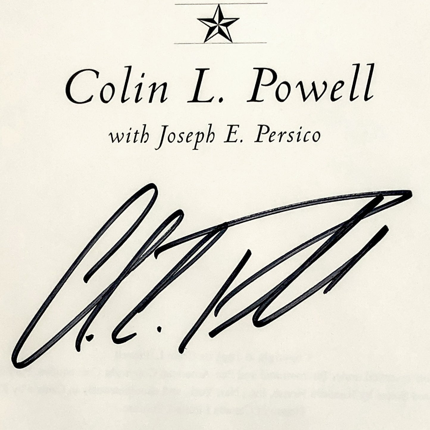 My American Journey by Colin Powell SIGNED! [FIRST EDITION] 1995