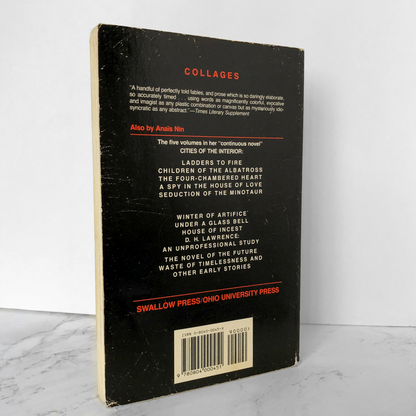 Collages by Anais Nin [1980 TRADE PAPERBACk] - Bookshop Apocalypse
