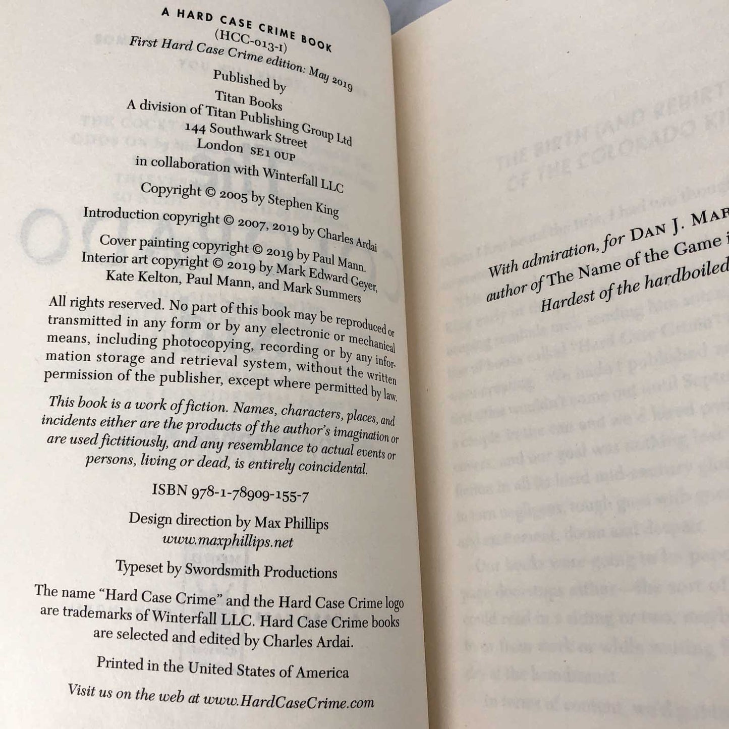 The Colorado Kid by Stephen King [2019 ILLUSTRATED EDITION]