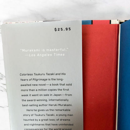 Colorless Tsukuru Tazaki by Haruki Murakami [U.S. FIRST EDITION]
