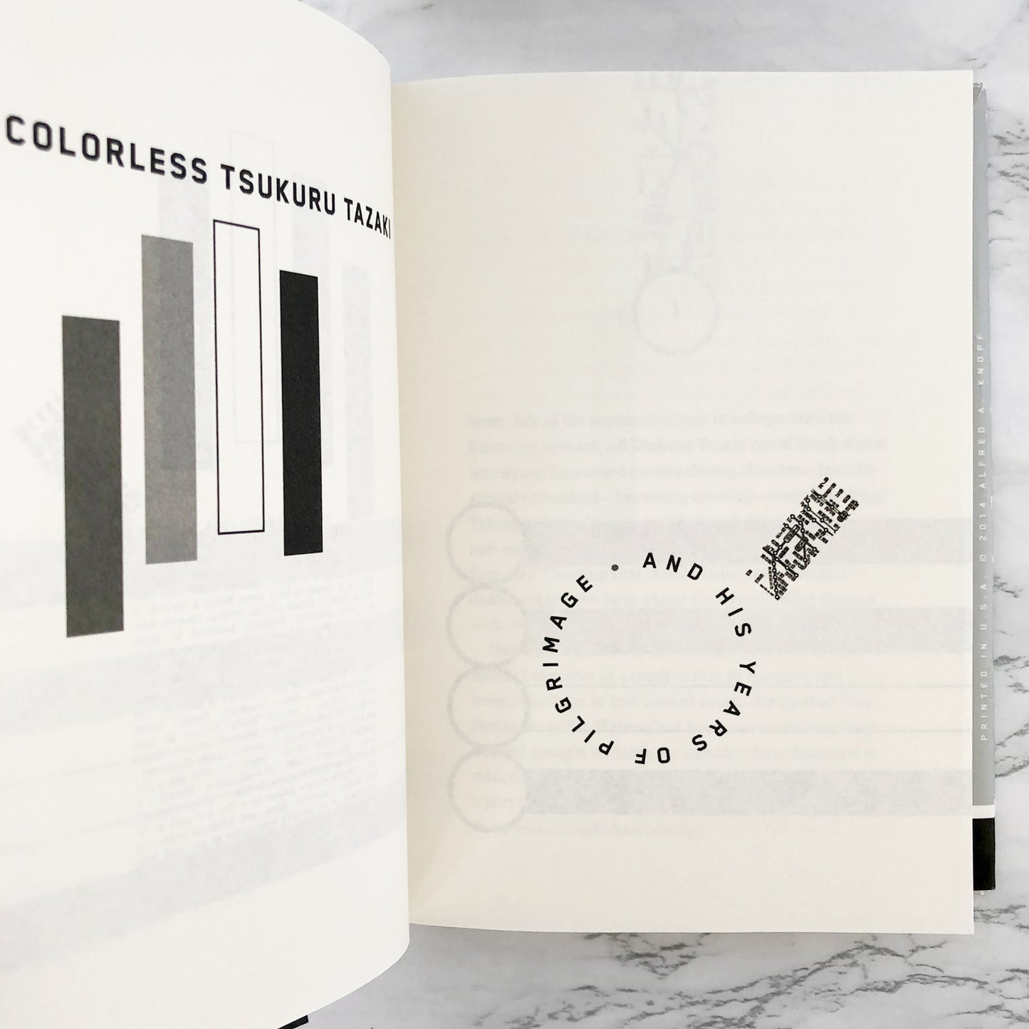 Colorless Tsukuru Tazaki by Haruki Murakami [U.S. FIRST EDITION]