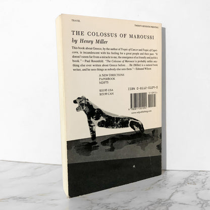 The Colossus of Maroussi by Henry Miller [TRADE PAPERBACK] - Bookshop Apocalypse