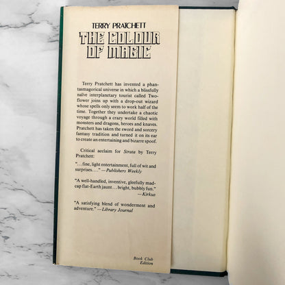 The Colour of Magic by Terry Pratchett [FIRST BOOK CLUB EDITION] 1983 • St. Martin's Press