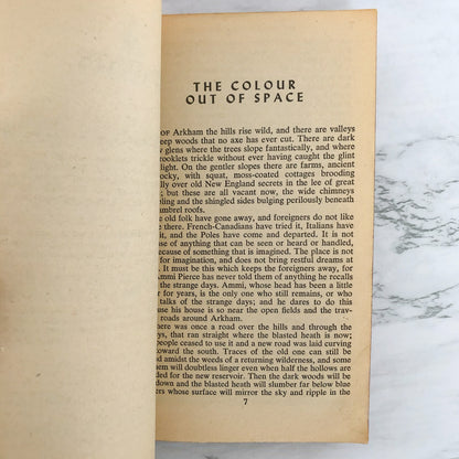 The Colour Out of Space & Others by H.P. Lovecraft [FIRST PAPERBACK PRINTING / 1964]