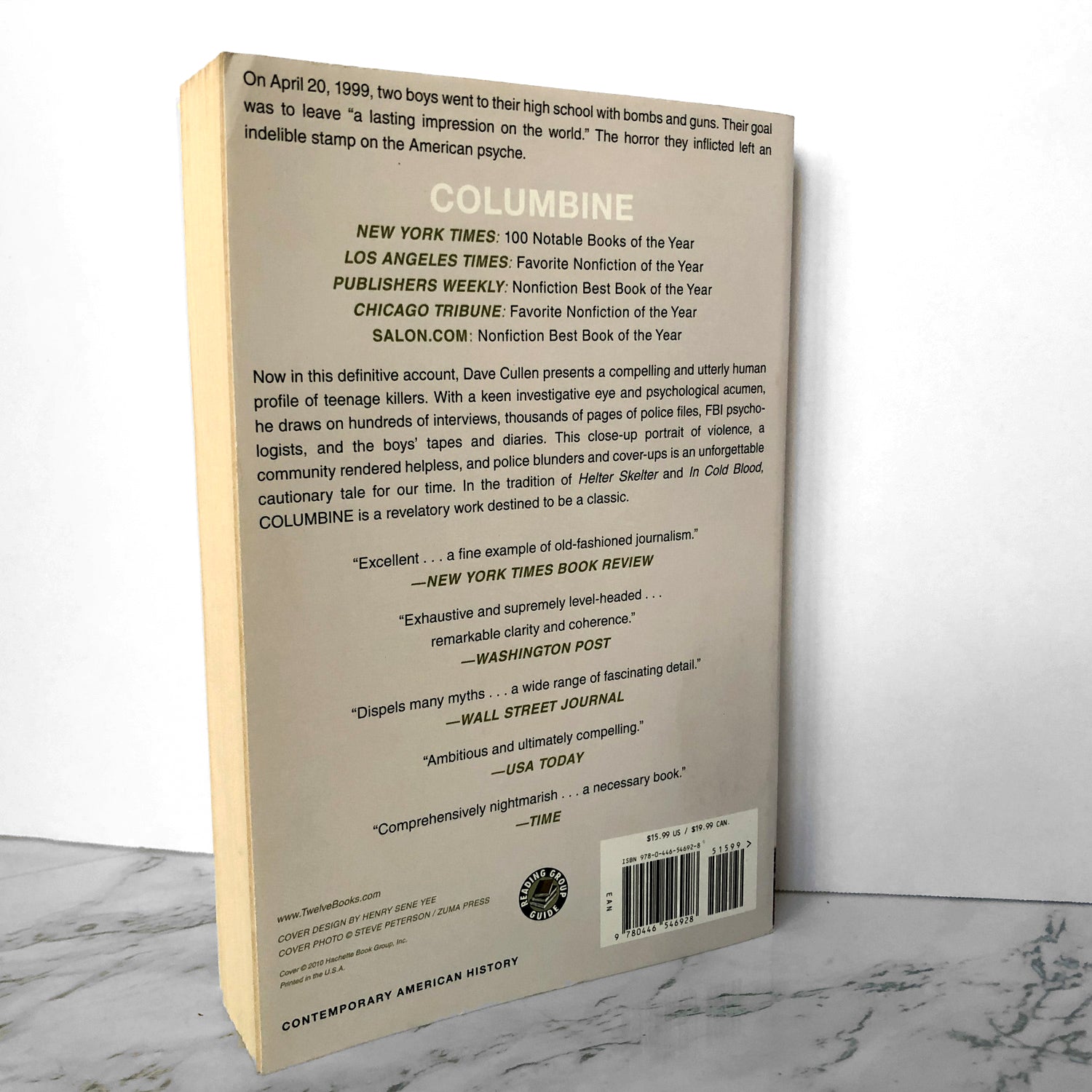 Columbine by Dave Cullen SIGNED! [TRADE PAPERBACK / 2010] - Bookshop Apocalypse