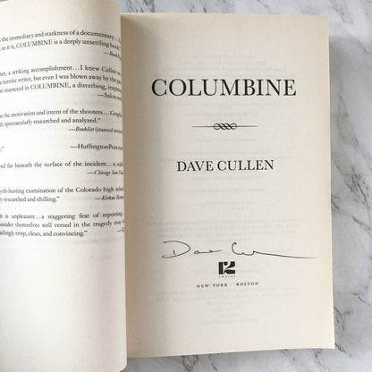 Columbine by Dave Cullen SIGNED! [TRADE PAPERBACK / 2010] - Bookshop Apocalypse