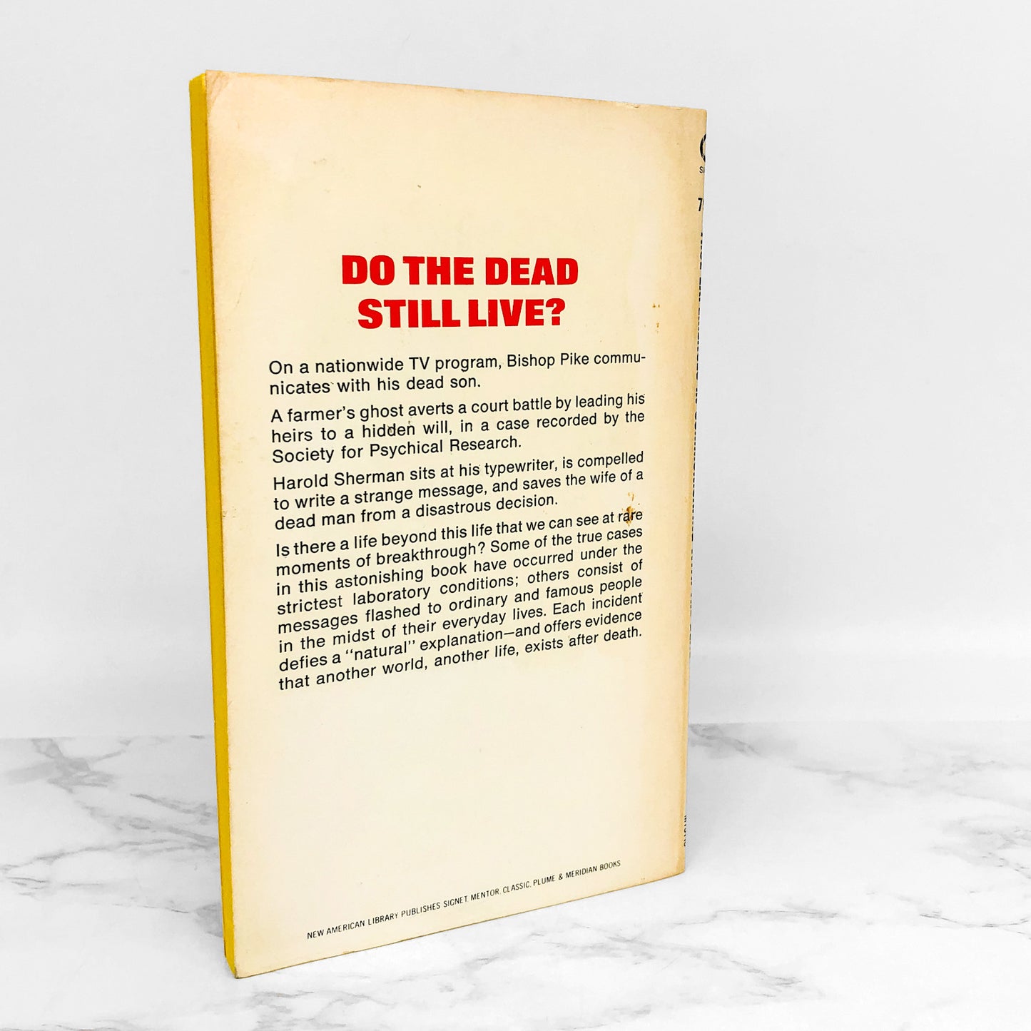 True Experiences in Communicating with the Dead by Martin Ebon [1968 PAPERBACK]