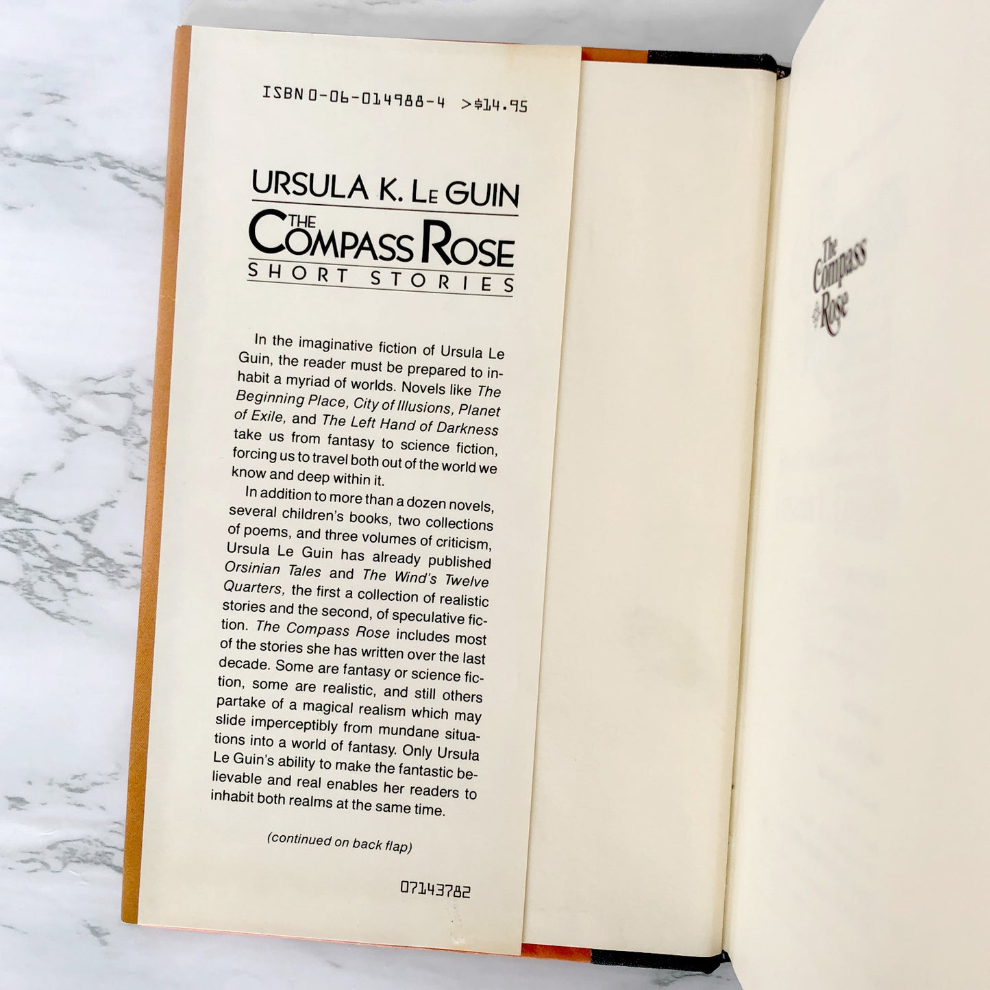The Compass Rose: Short Stories by Ursula K. Le Guin [FIRST EDITION / FIRST PRINTING] 1982