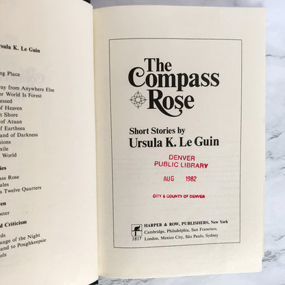 The Compass Rose: Short Stories by Ursula K. Le Guin [FIRST EDITION / FIRST PRINTING] 1982