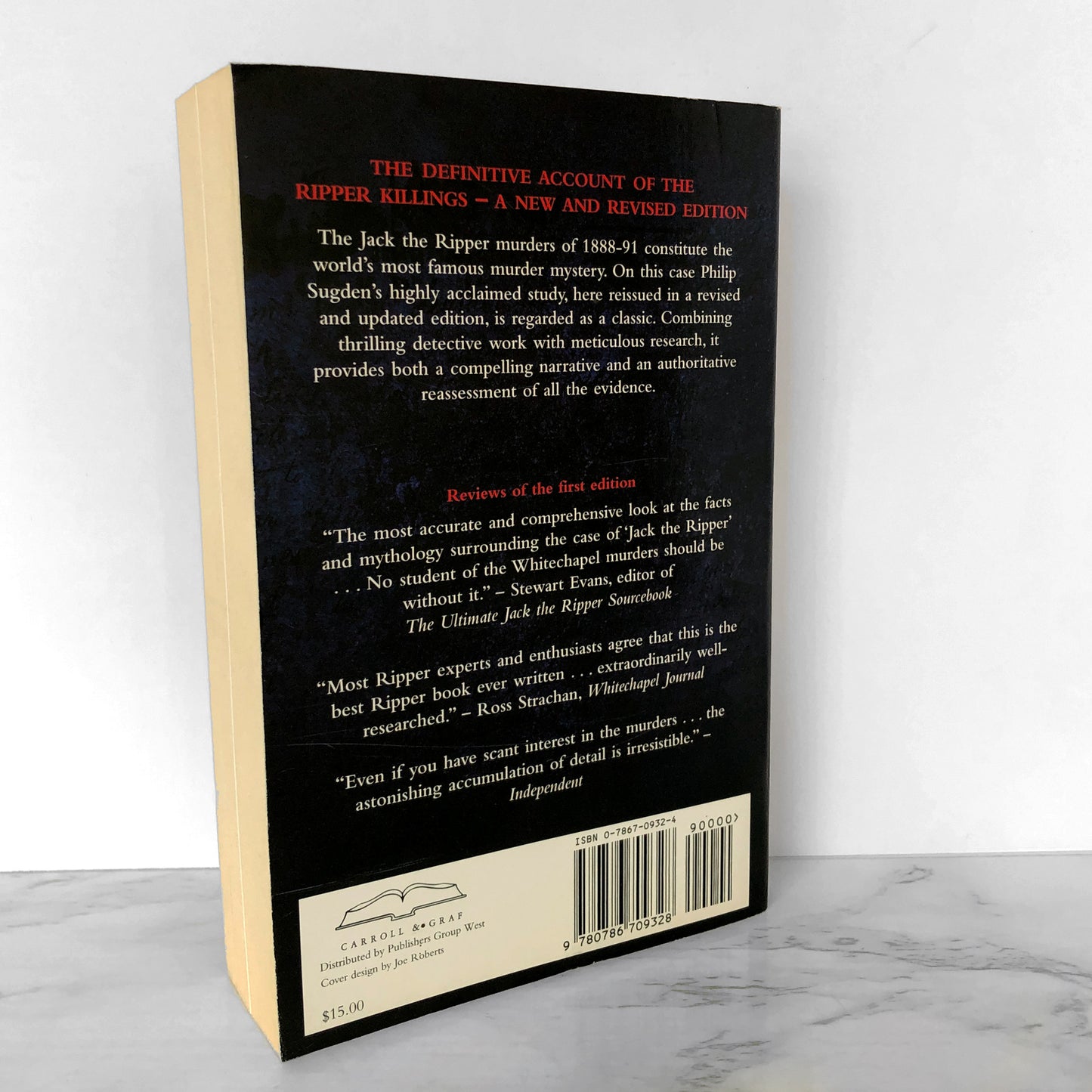 The Complete History of Jack the Ripper by Philip Sugden [TRADE PAPERBACK] 2002