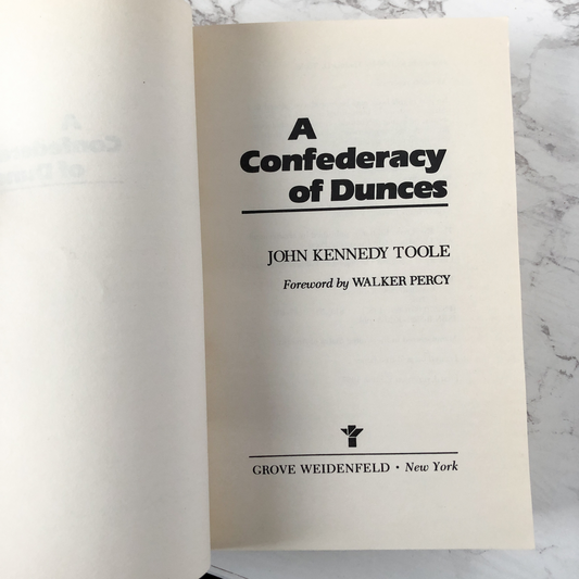A Confederacy of Dunces by John Kennedy Toole [1987 TRADE PAPERBACK] - Bookshop Apocalypse