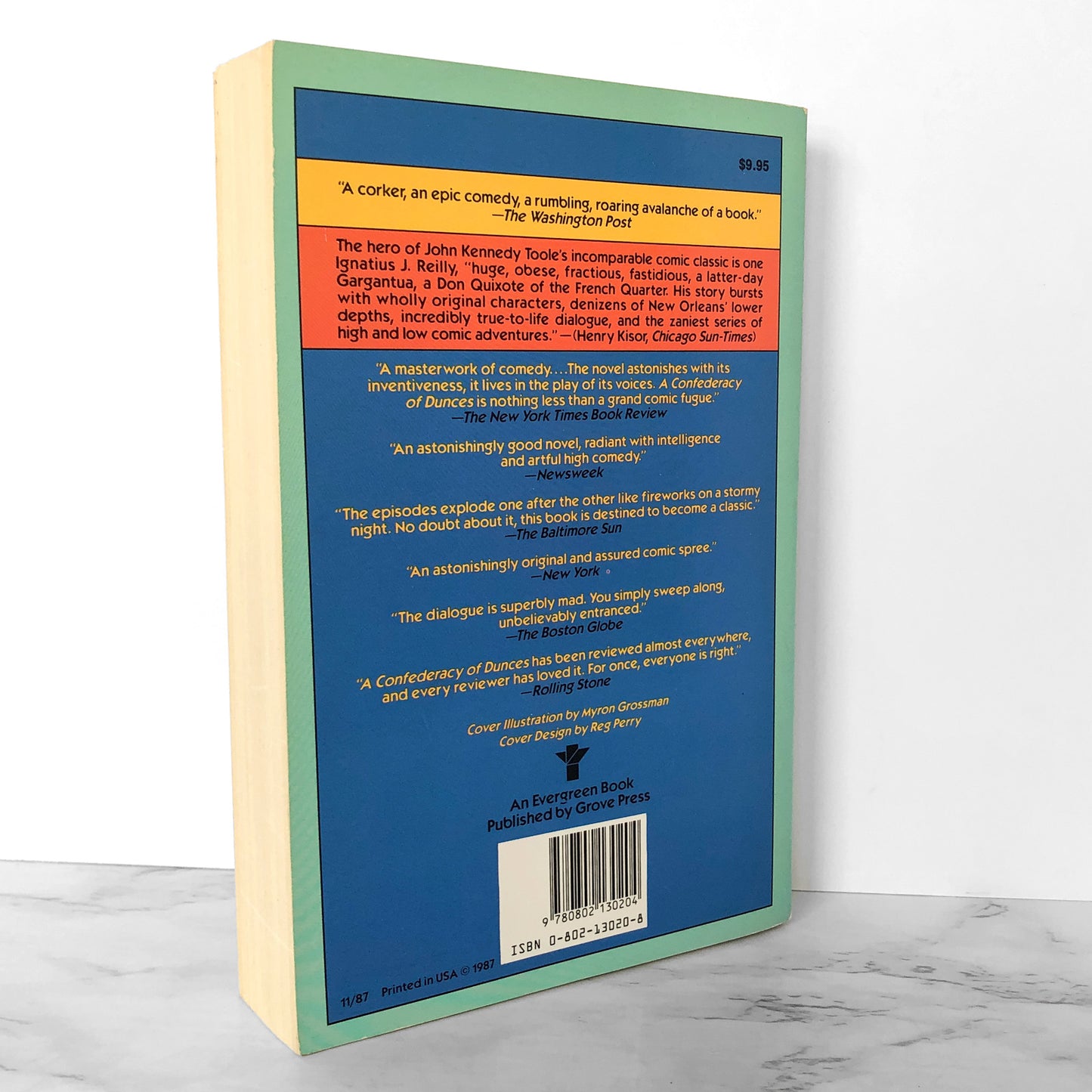 A Confederacy of Dunces by John Kennedy Toole [TRADE PAPERBACK / 1987]