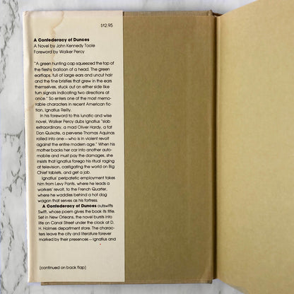 A Confederacy of Dunces by John Kennedy Toole [FIRST EDITION / 1980]