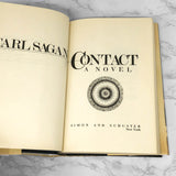 Contact by Carl Sagan [FIRST EDITION / FIRST PRINTING] 1985
