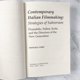Contemporary Italian Filmmaking: Pirandello, Fellini, Scola & the Directors of the New Generation by Manuela Gieri [1995 PAPERBACK] - Bookshop Apocalypse