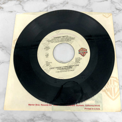 Conway Twitty – I Don't Know A Thing About Love [7" VINYL SINGLE] 1984 • Warner Bros.