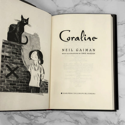 Coraline by Neil Gaiman [FIRST EDITION / FIRST PRINTING] 2002