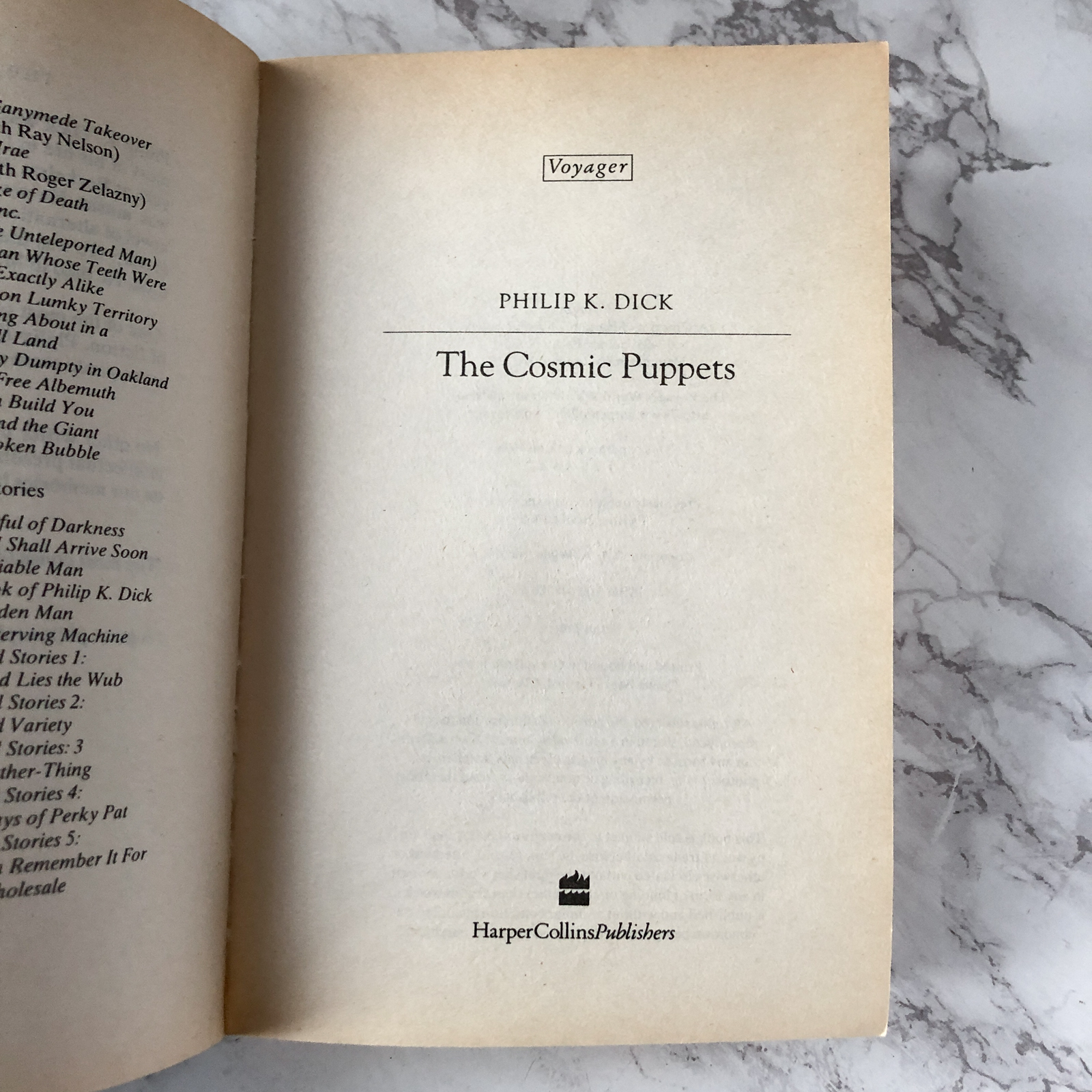 The Cosmic Puppets by Philip K. Dick [UK IMPORT] - Bookshop Apocalypse