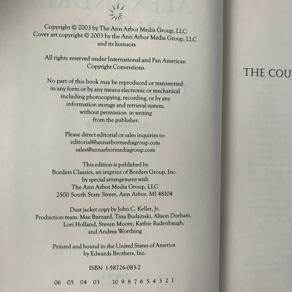 The Count of Monte Cristo by Alexander Dumas - Bookshop Apocalypse