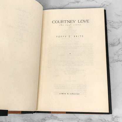 Courtney Love: The Real Story by Poppy Z. Brite [FIRST EDITION • FIRST PRINTING] 1997