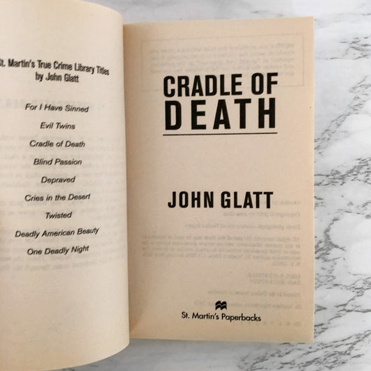 Cradle of Death by John Glatt [2000 PAPERBACK]