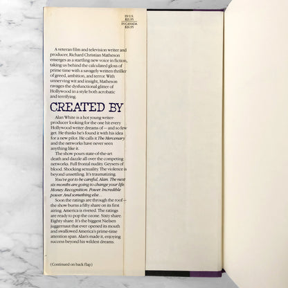 Created By by Richard Christian Matheson SIGNED! [FIRST EDITION / FIRST PRINTING] 1993