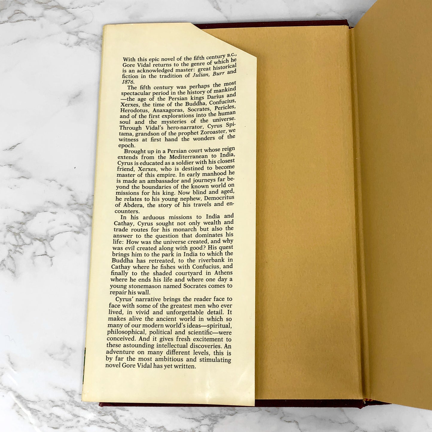 Creation by Gore Vidal [FIRST EDITION] 1981 • Random House *See Condition