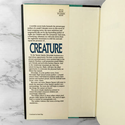 Creature by John Saul [FIRST EDITION / FIRST PRINTING] 1989