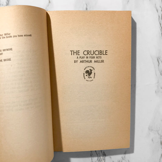 The Crucible by Arthur Miller [1974 PAPERBACK]
